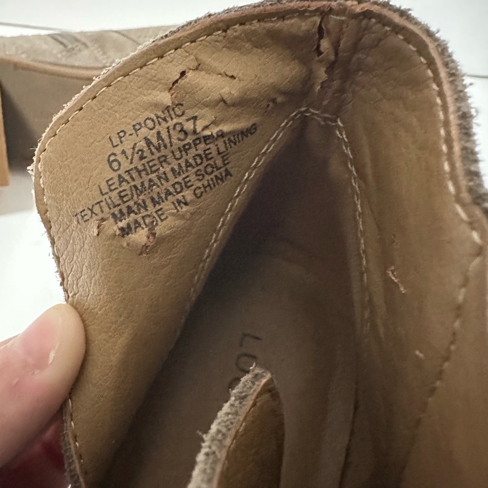 🤠 Lucky Brand Ponic Suede Western Ankle Booties - Titanium Grey (Size 6.5, NIB) - Picture 10 of 12